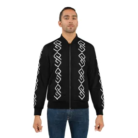 GYMPOLO Men's Bomber Jacket - Black