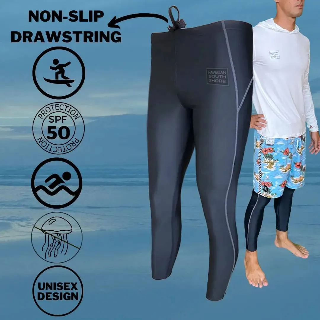 HawaiianSouthShore Unisex Surf Lycra Leggings (XSmall-XLarge)