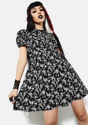 Hells Bells Floral Babydoll Dress