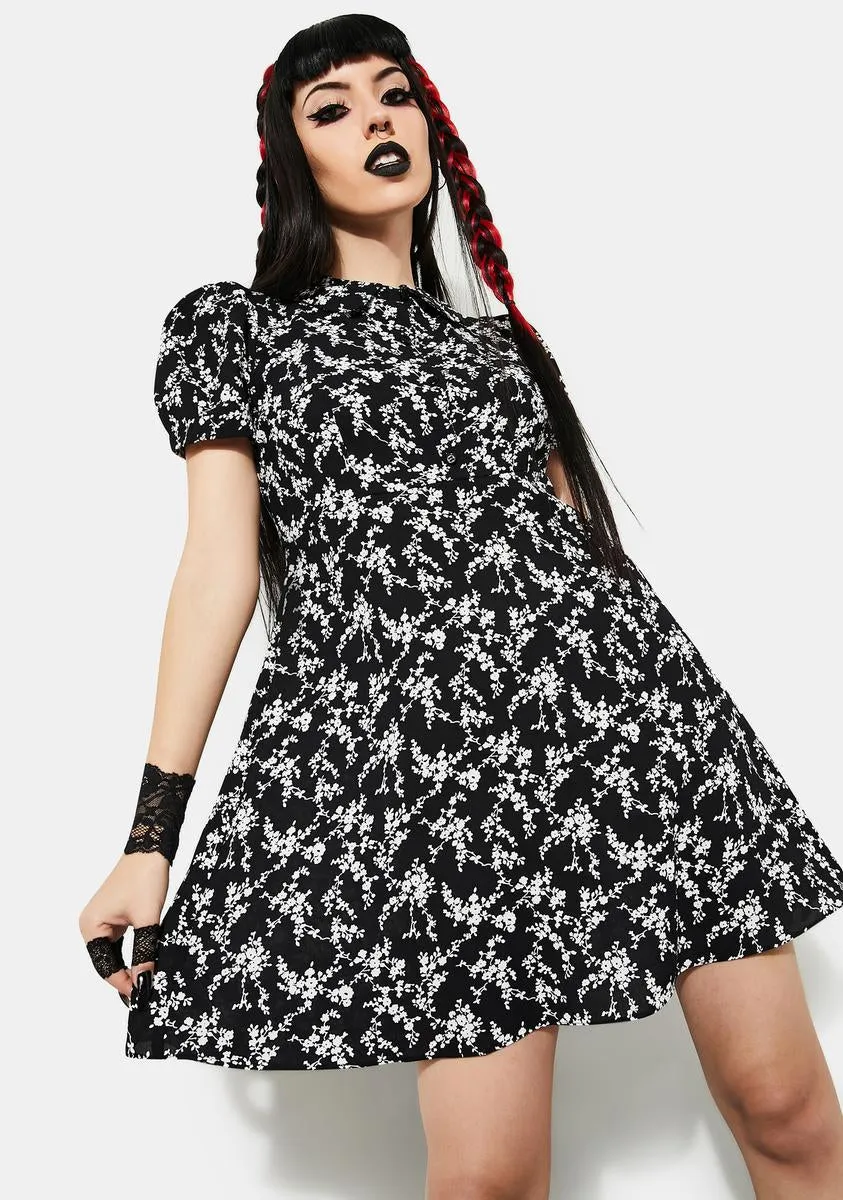 Hells Bells Floral Babydoll Dress