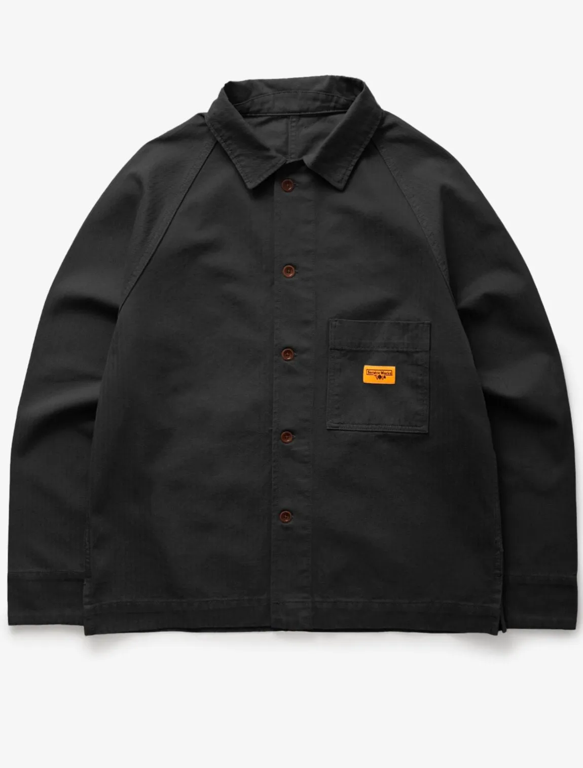 Herringbone FOH Jacket in Black