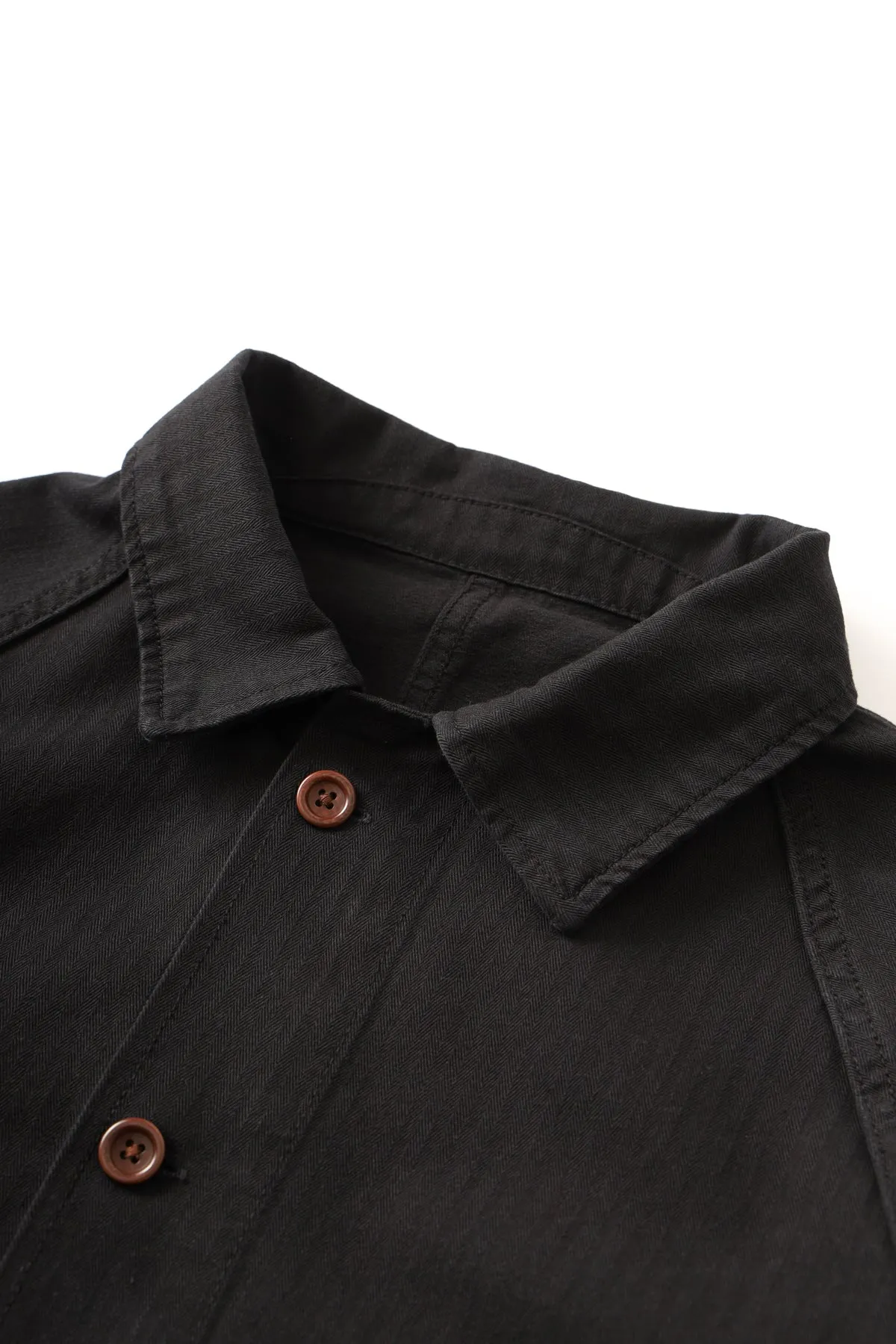 Herringbone FOH Jacket in Black