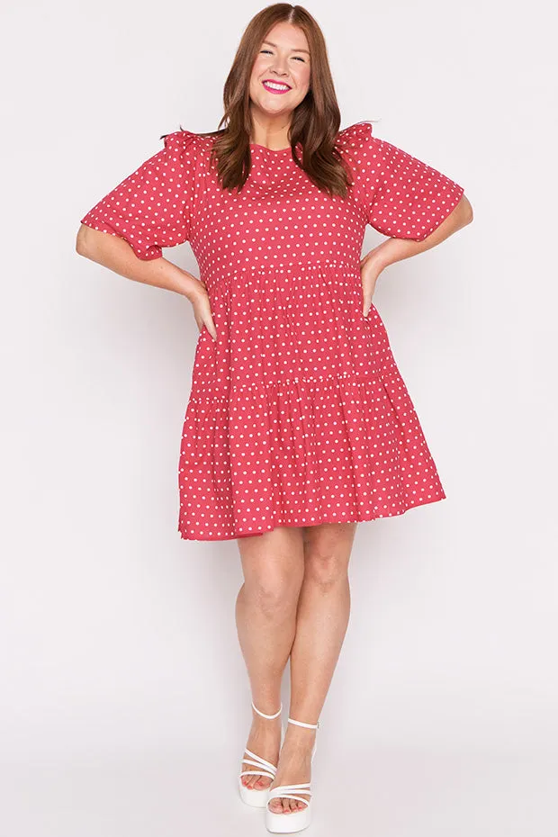 Isadora Cherry Spot Dress