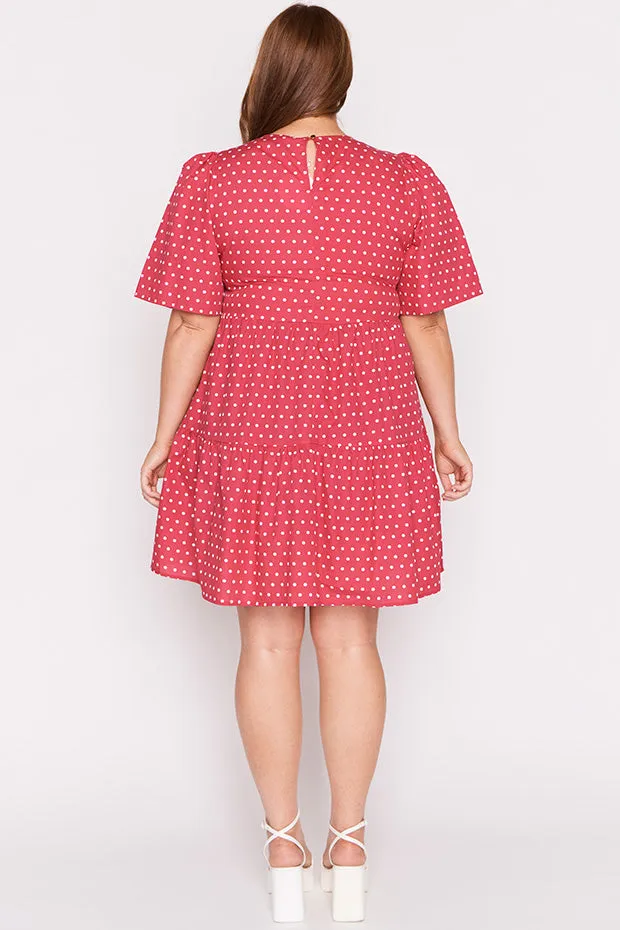 Isadora Cherry Spot Dress