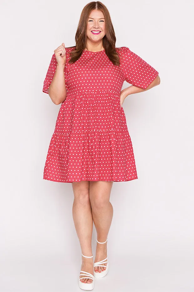 Isadora Cherry Spot Dress