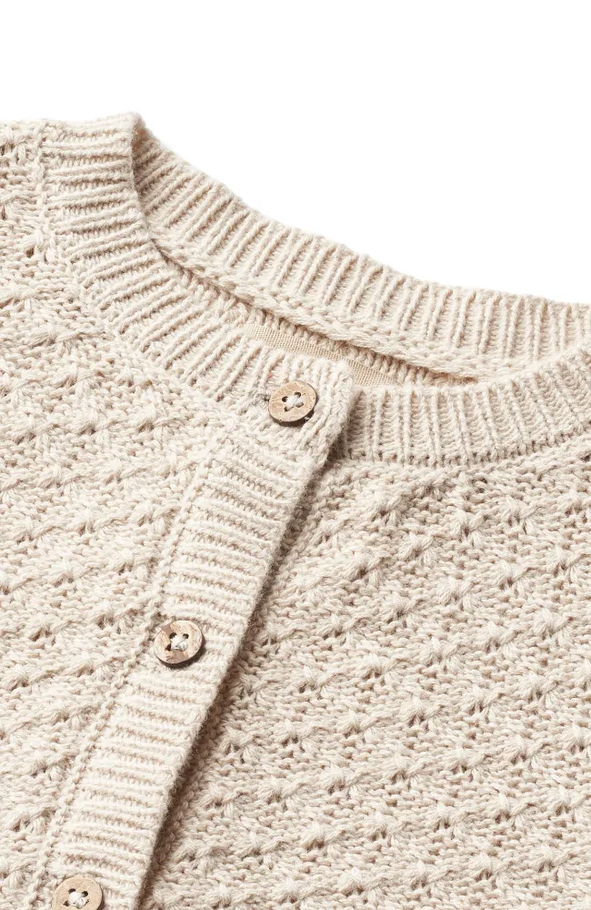 Knit Cardigan Magnella Baby - Offwhite st.62-92