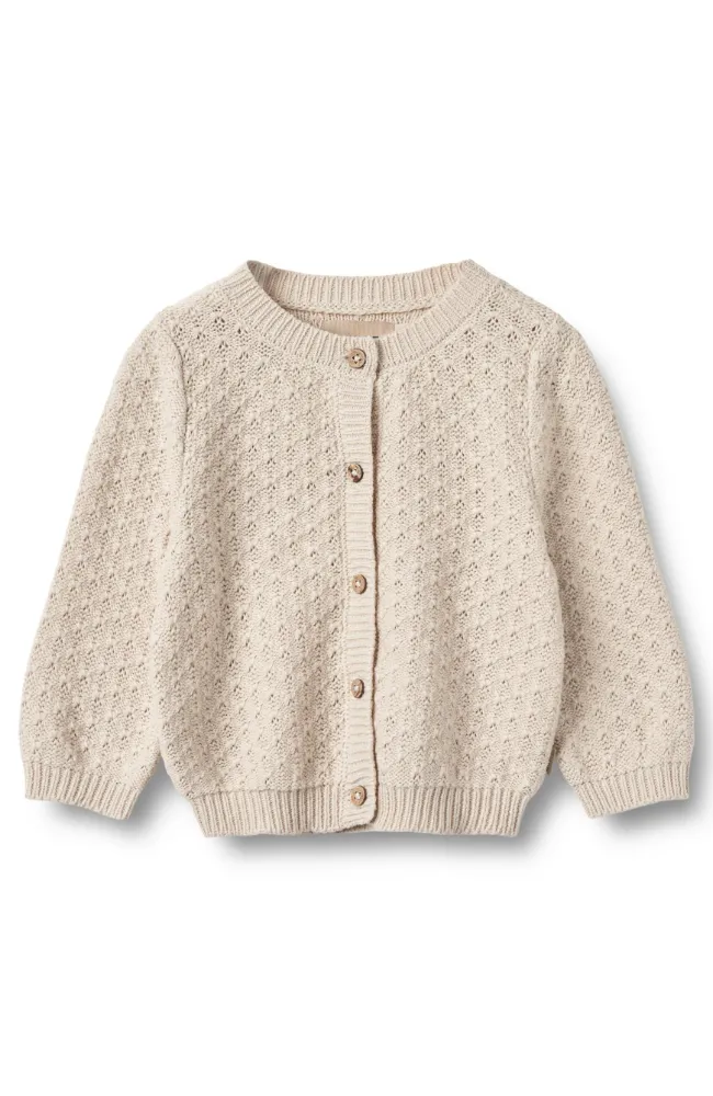 Knit Cardigan Magnella Baby - Offwhite st.62-92