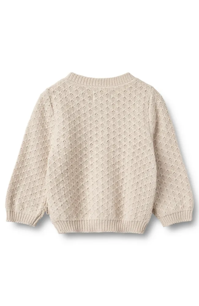 Knit Cardigan Magnella Baby - Offwhite st.62-92