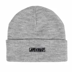 Krooked - Moonsmile Script Cuff Beanie Heather/Black