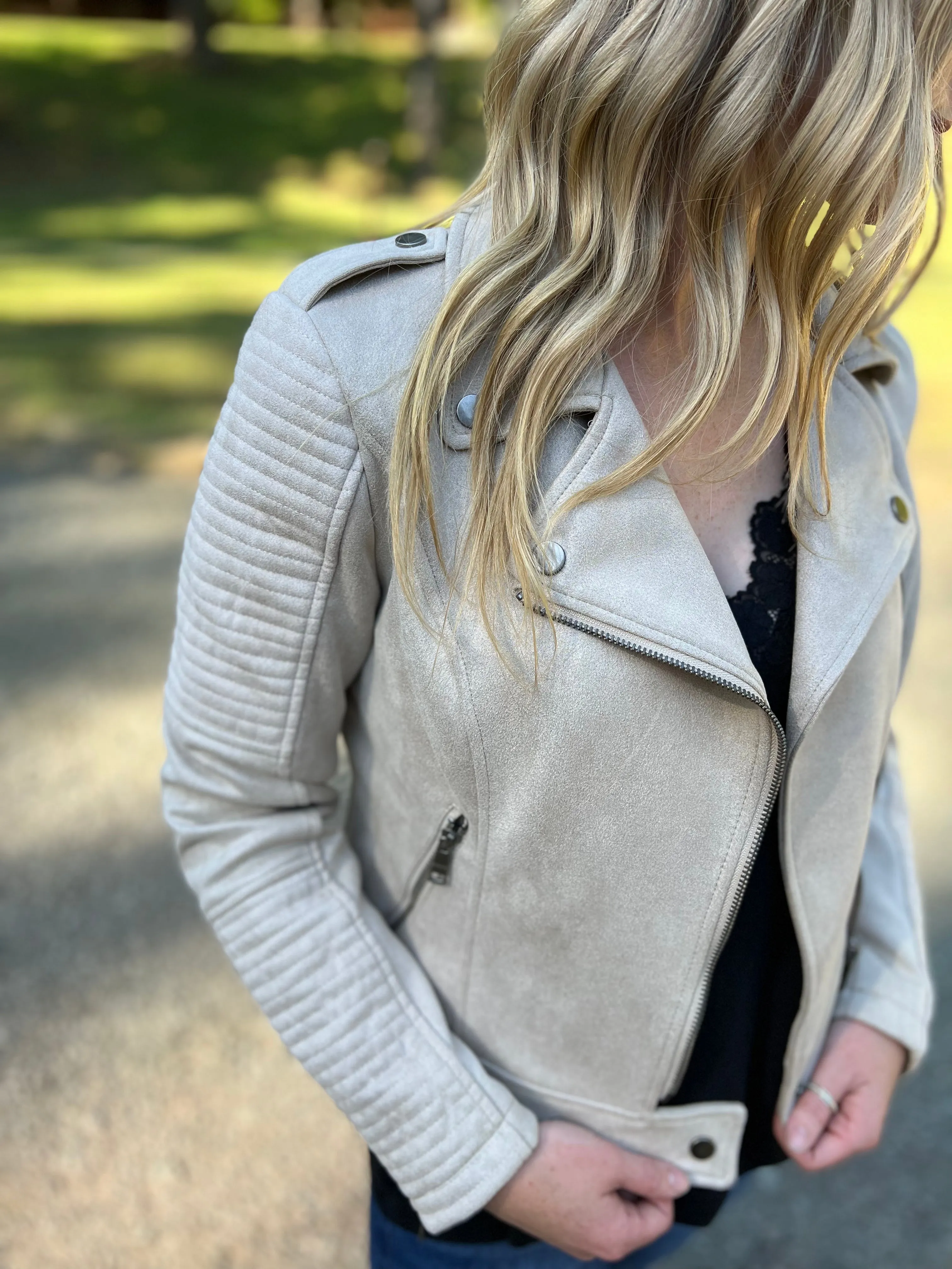 Kya Moto Jacket (Cream)