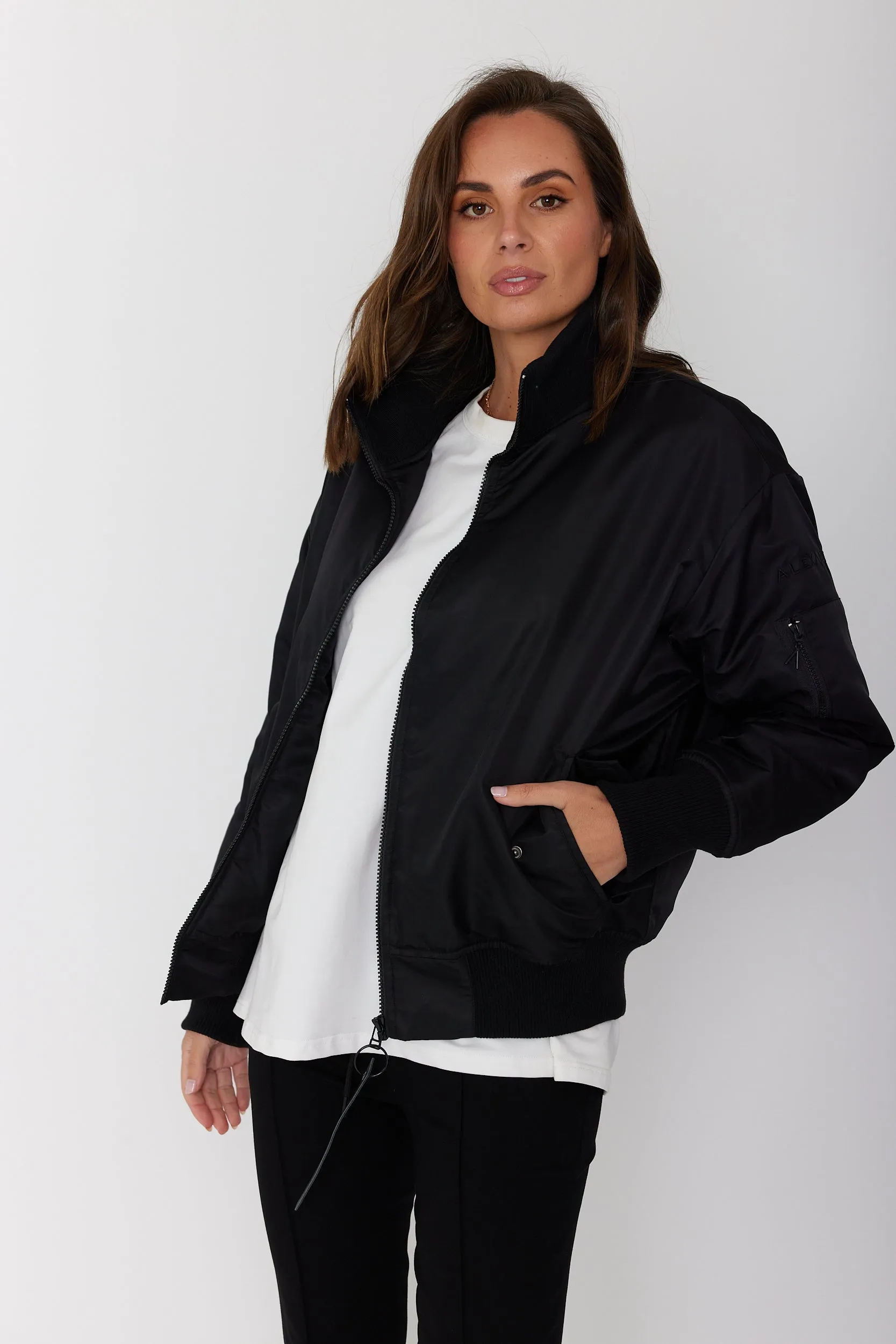 LANDAN Bomber Jacket Black