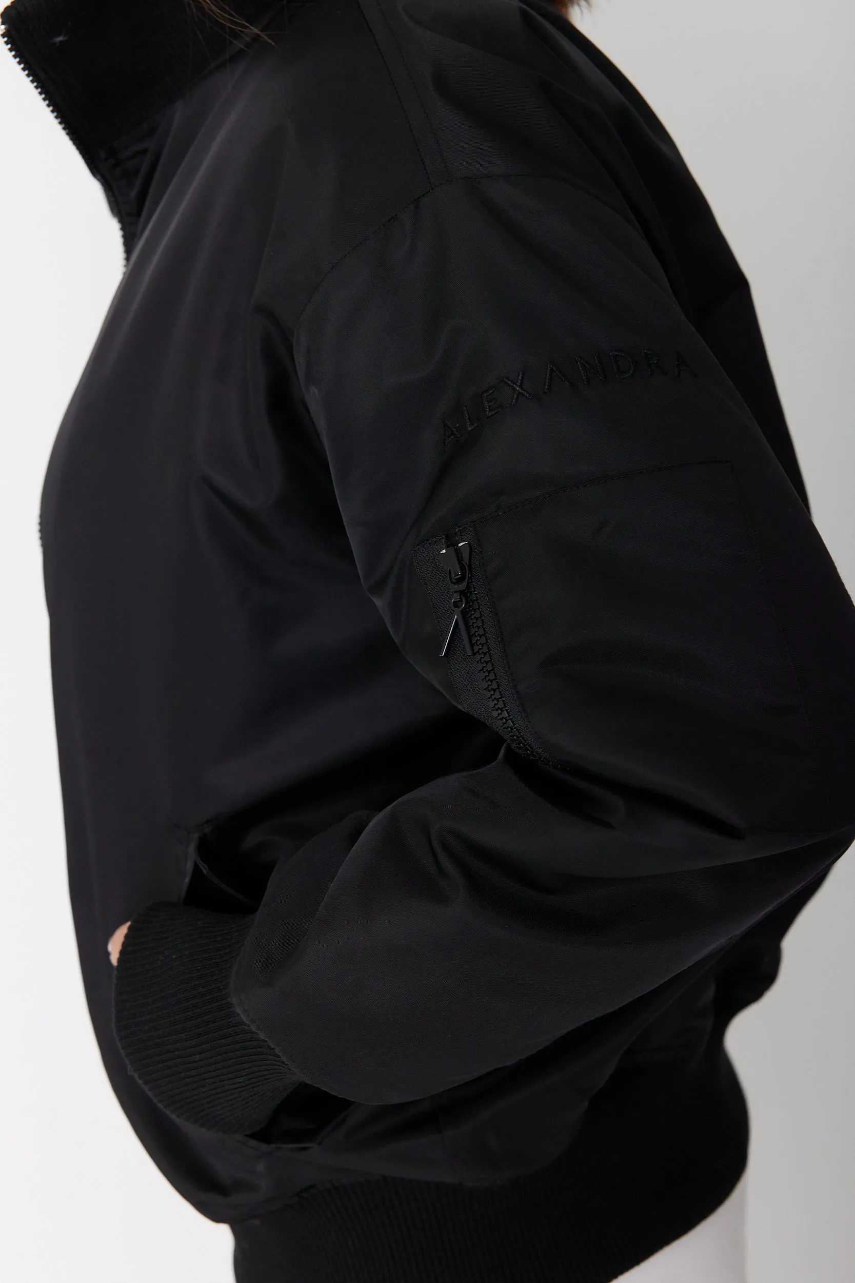 LANDAN Bomber Jacket Black