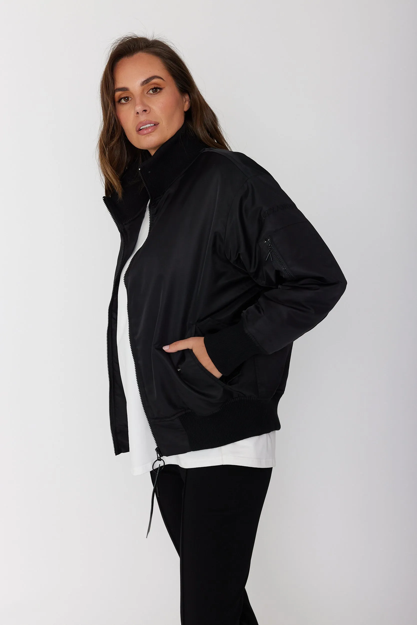 LANDAN Bomber Jacket Black