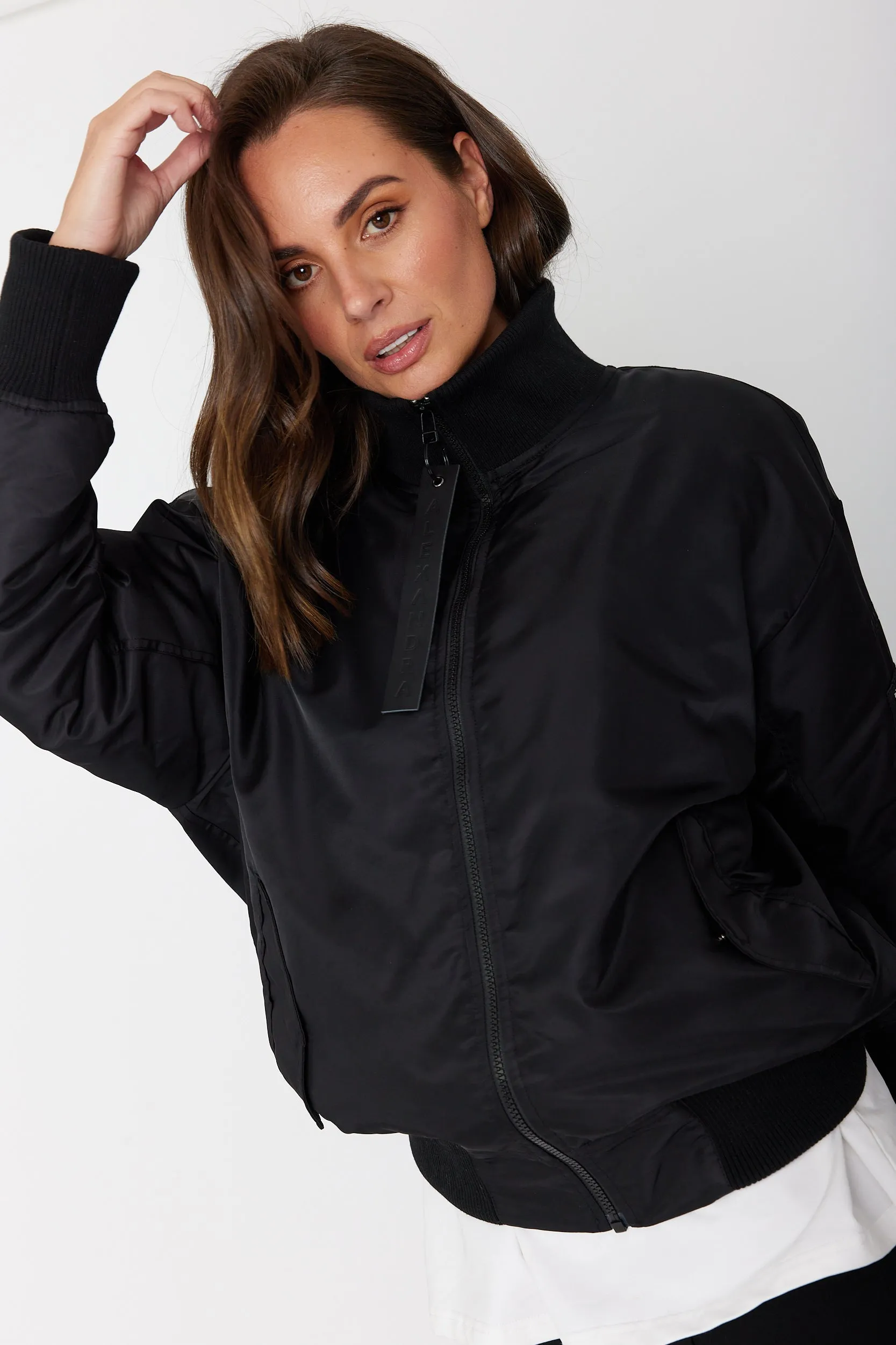 LANDAN Bomber Jacket Black