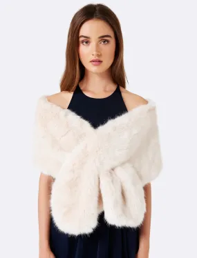 Laura Faux Fur Wrap