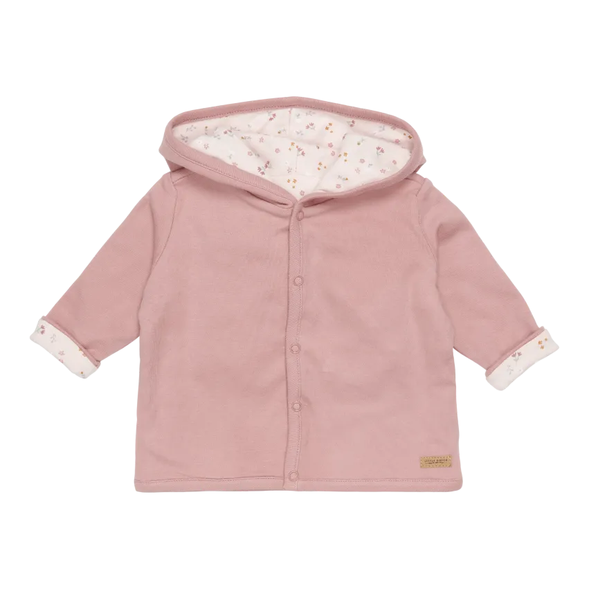 Little Dutch Baby Jacket Reversible | Little Pink Flowers /Vintage Pink