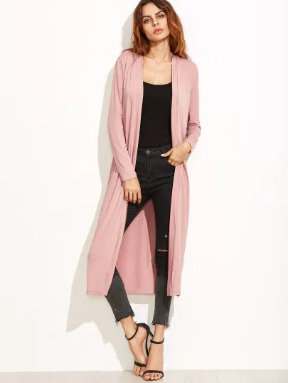 Long open front cardigan jacket