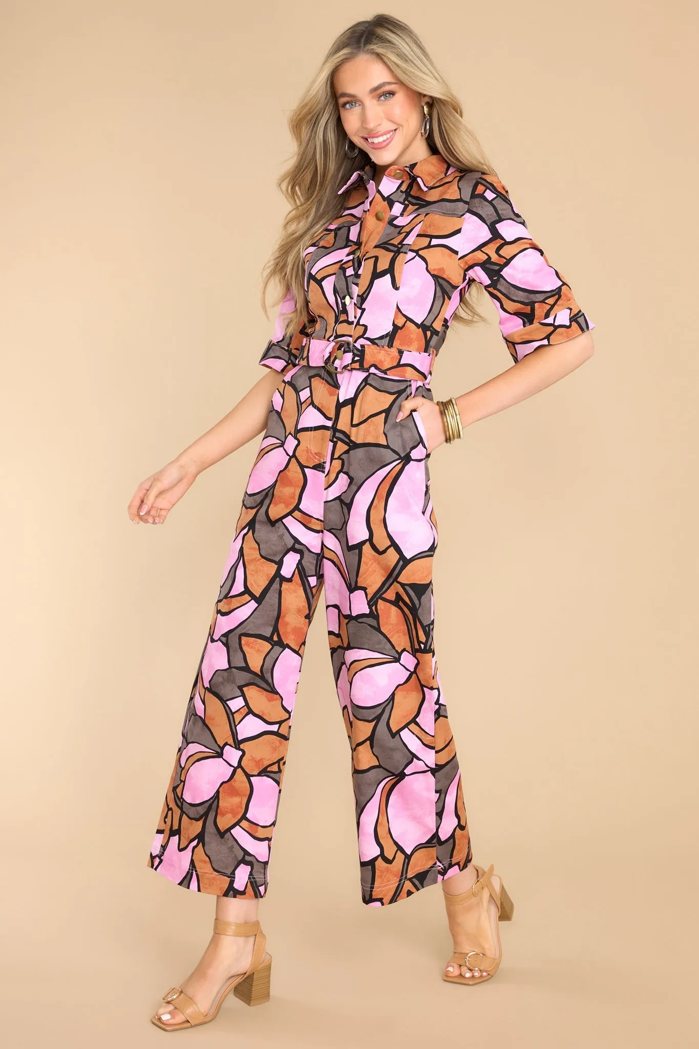 Lorna Abstract Jumpsuit