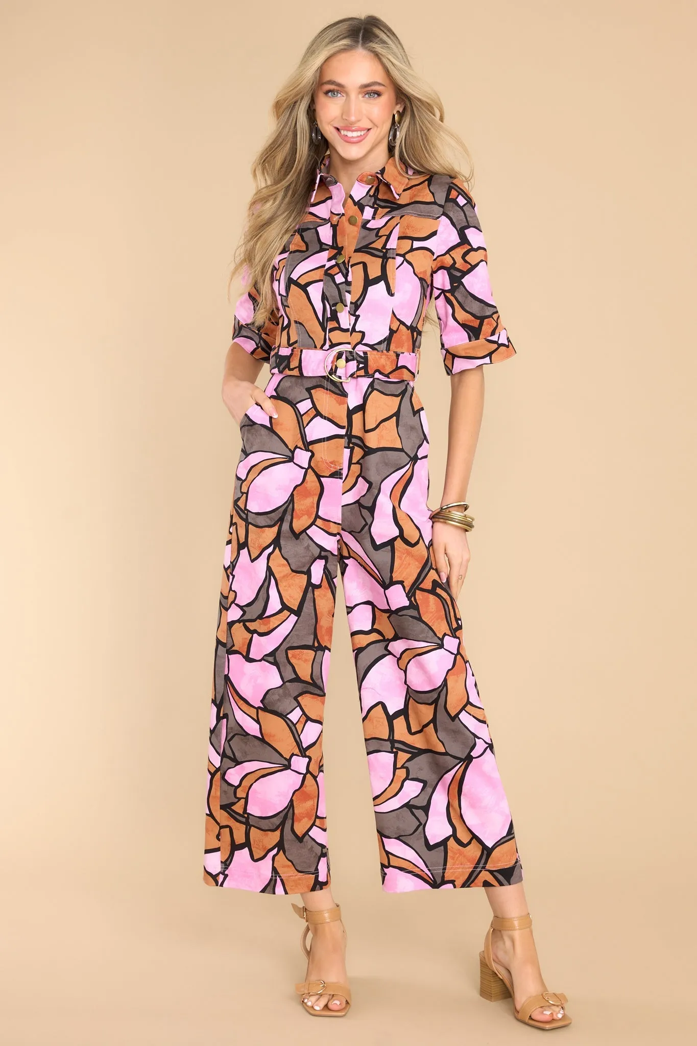 Lorna Abstract Jumpsuit