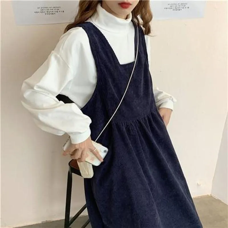 Made It Work Vintage Overall Dress