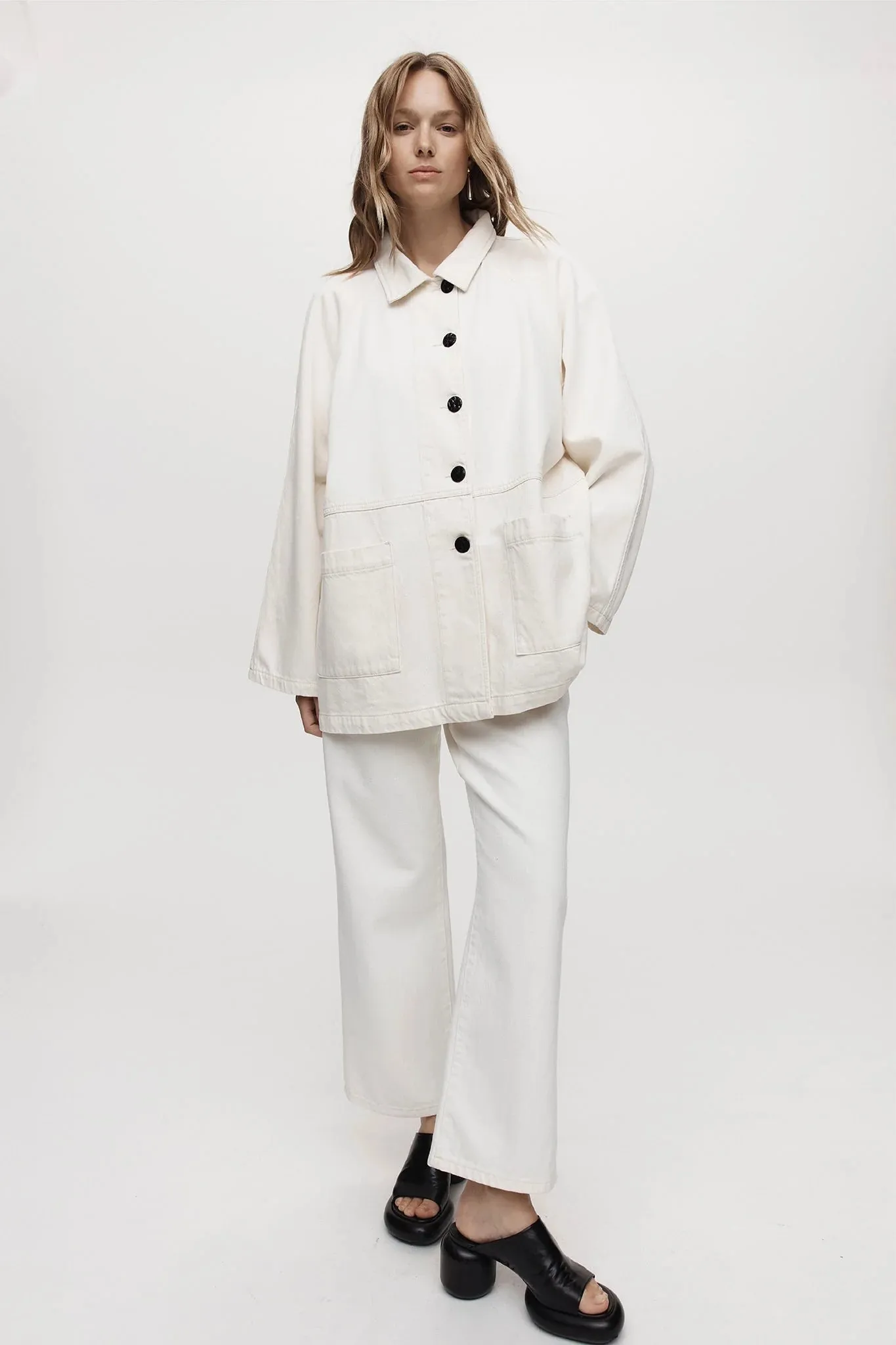 Marle Alaska Jacket - Organic Cotton - Ivory