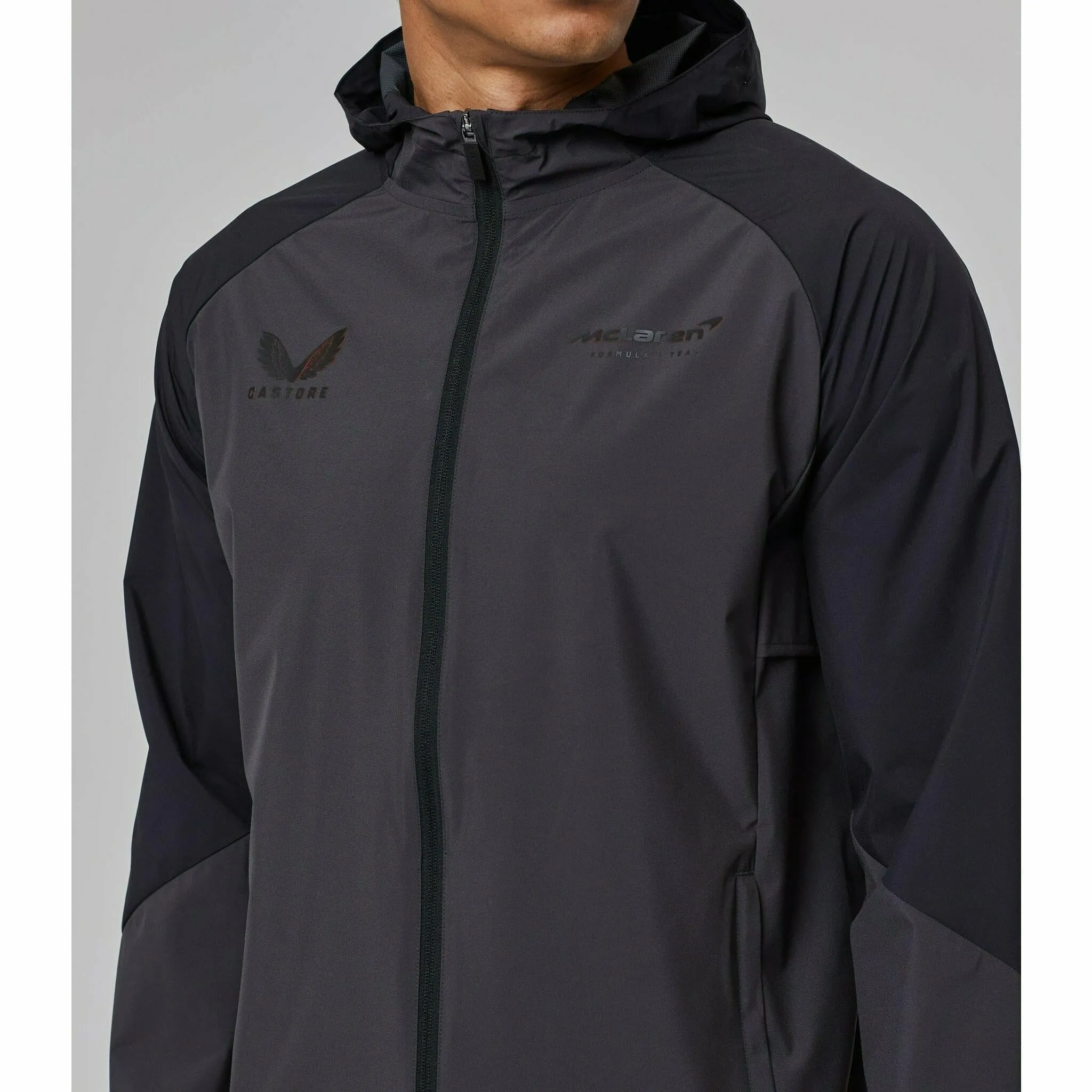 McLaren F1 Men's Performance Wind Runner Jacket- Black