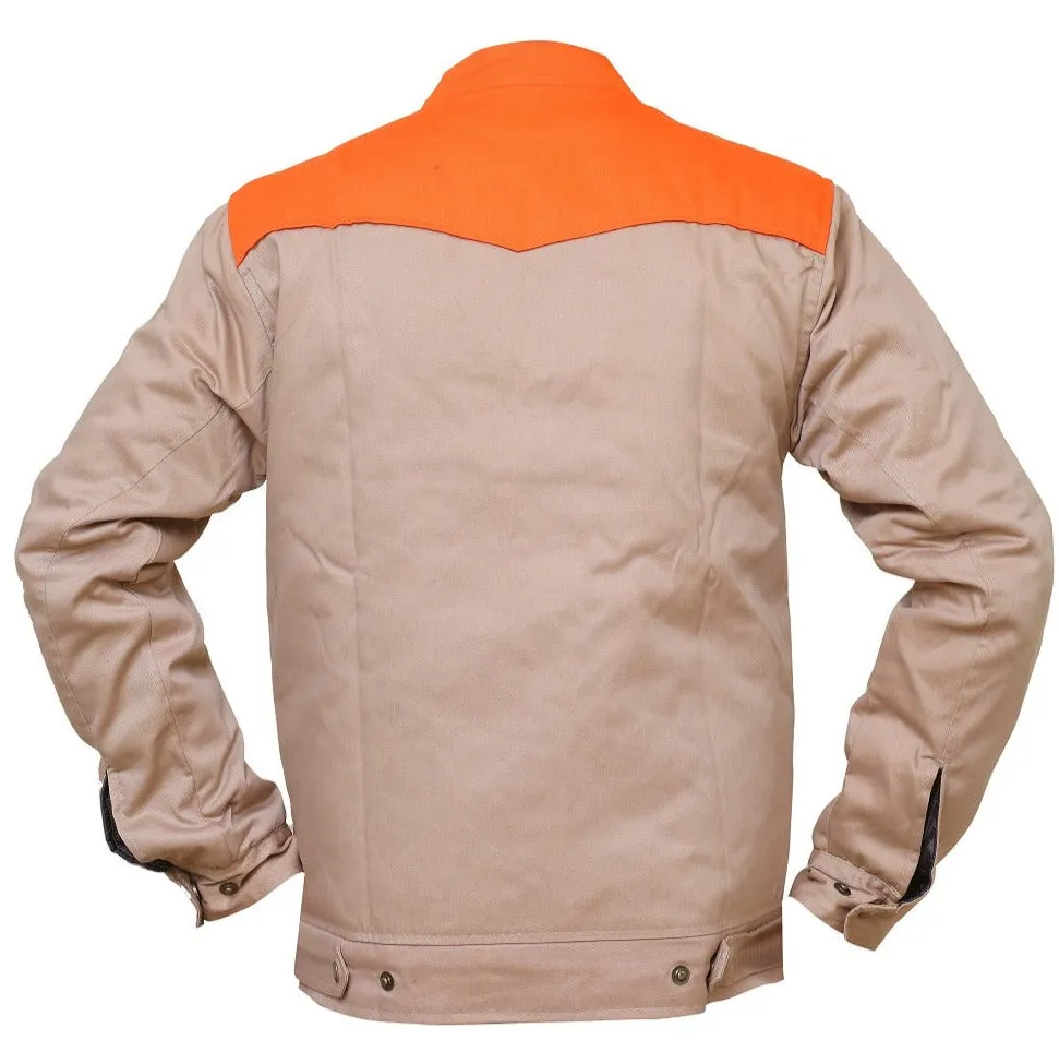 Men Cotton Bomber Jacket-Leatheroxide