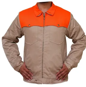 Men Cotton Bomber Jacket-Leatheroxide