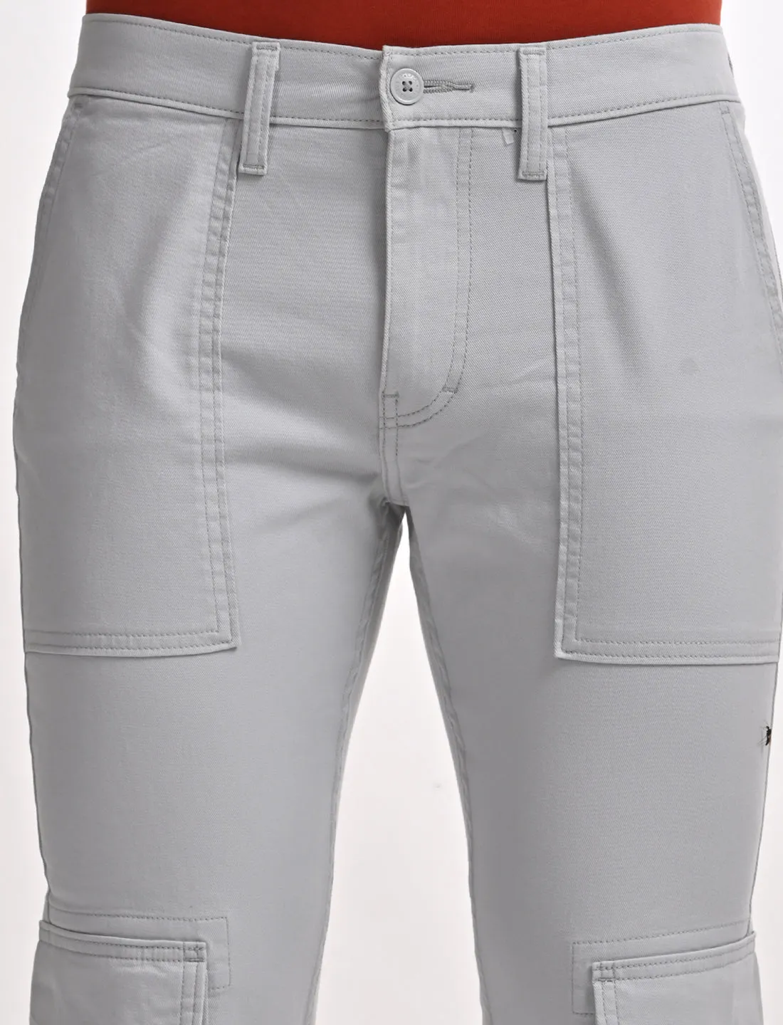 Men's 511 Slim Fit Light Grey Cargo Trousers