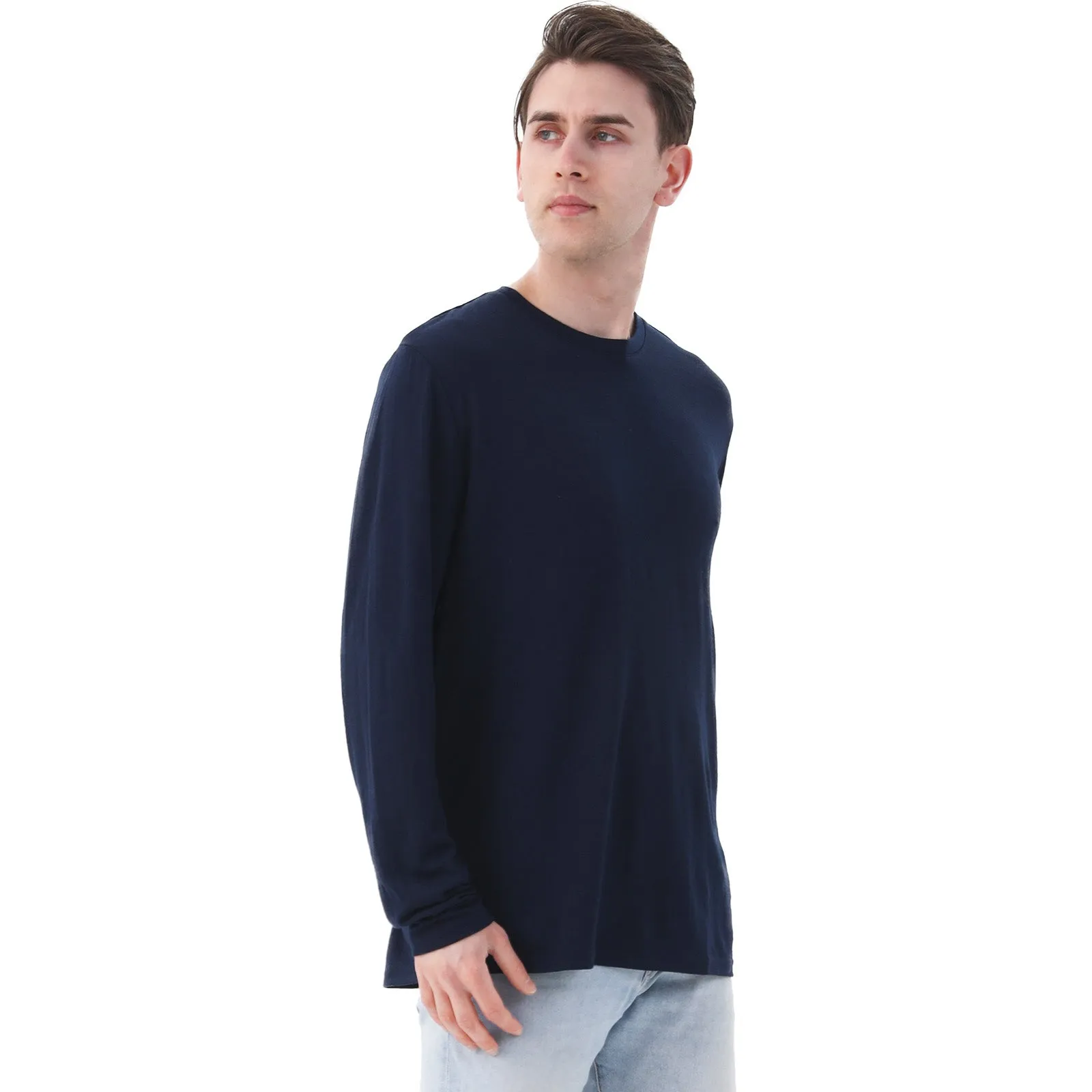 Men's Merino 170g Classic All-Season Base Layer Crew Navy