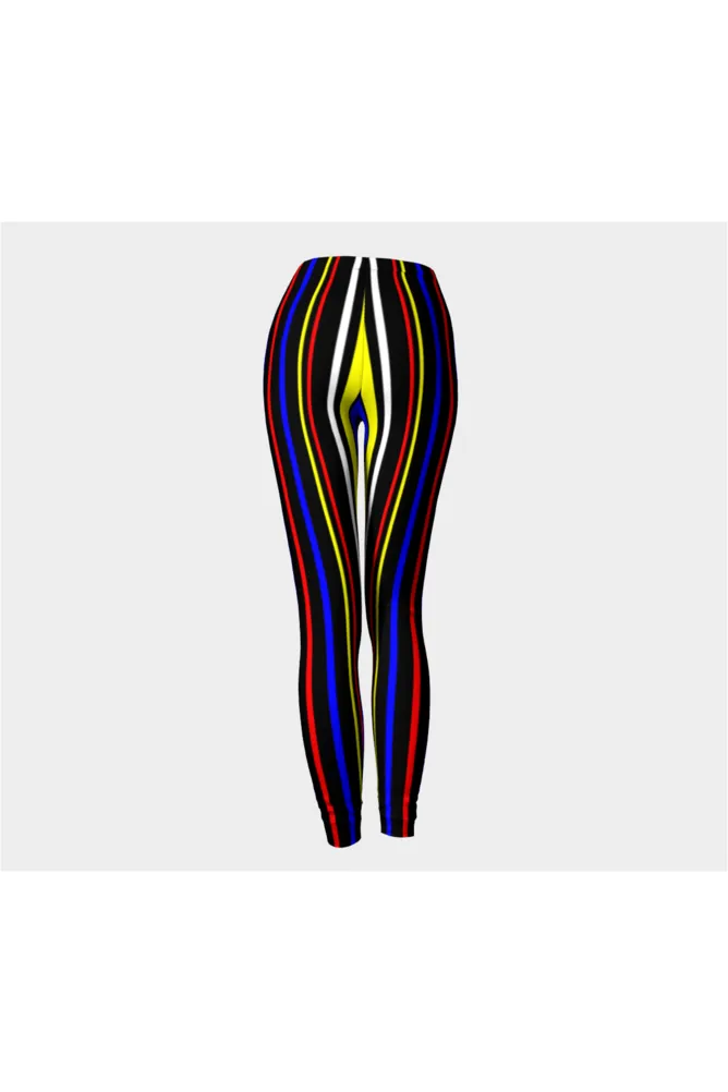 Multi color Stripe Leggings