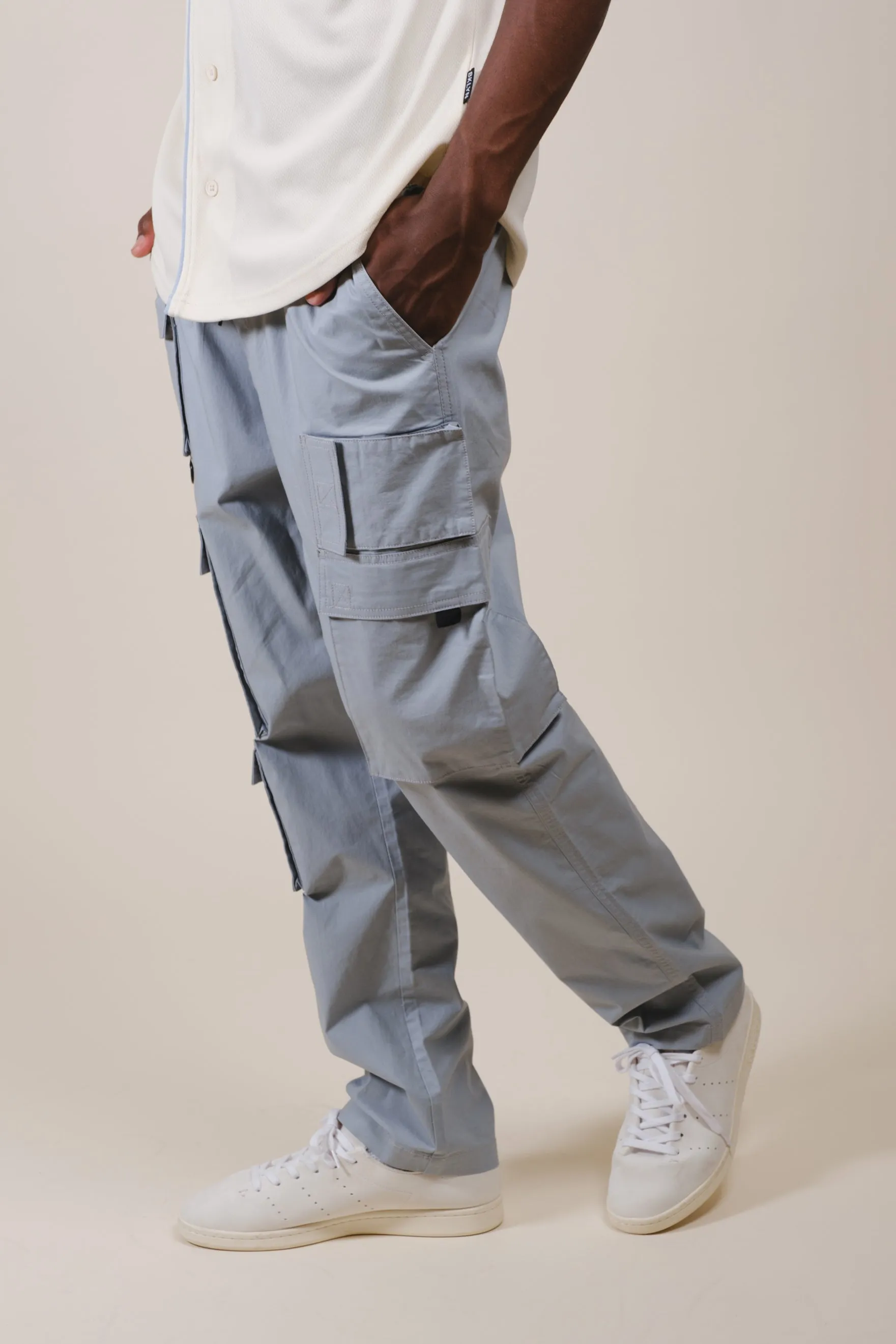 Multi Pocket Poplin Cargo Pant