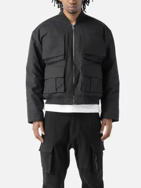 Multi Pockets Bomber Jacket