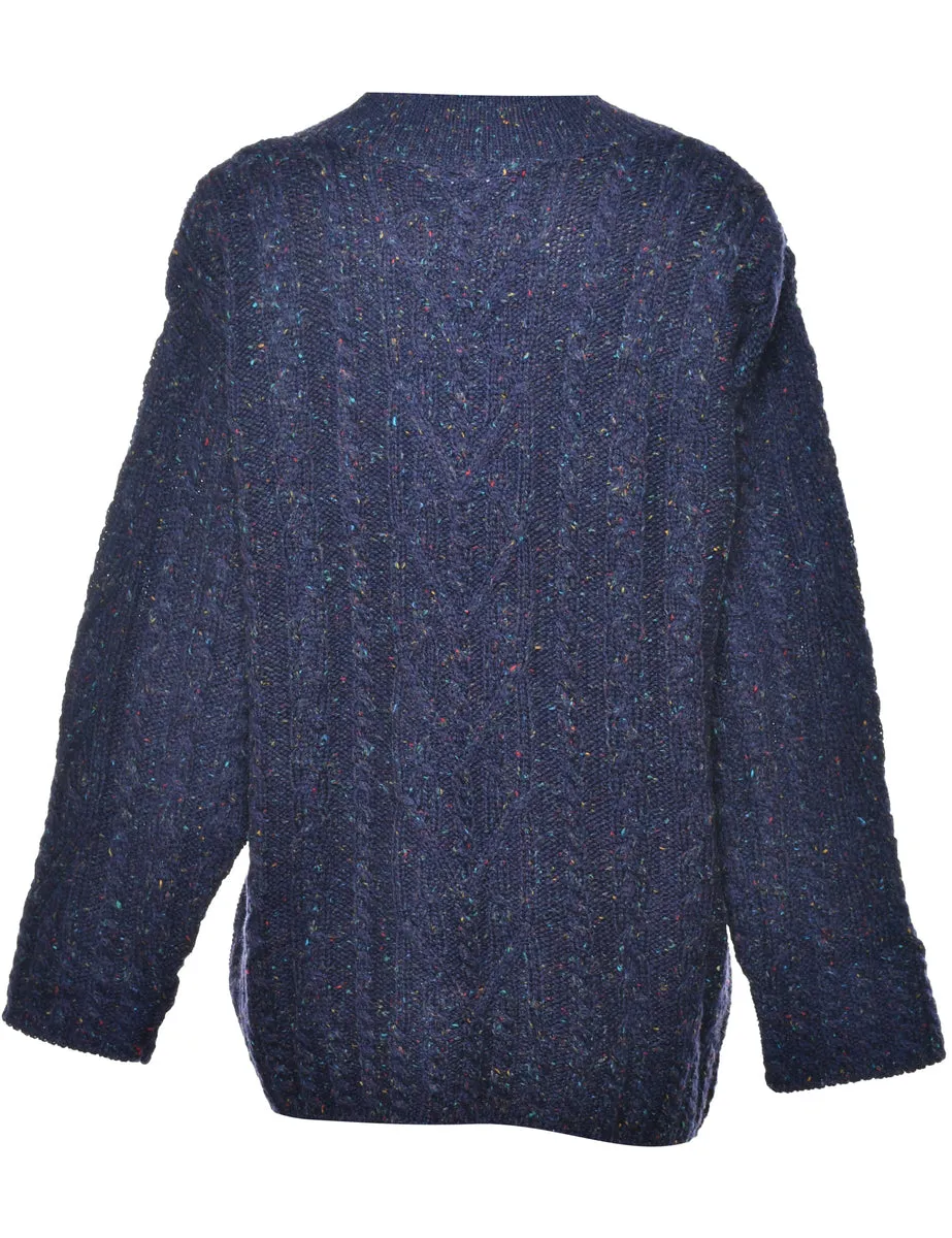 Navy Jumper - S