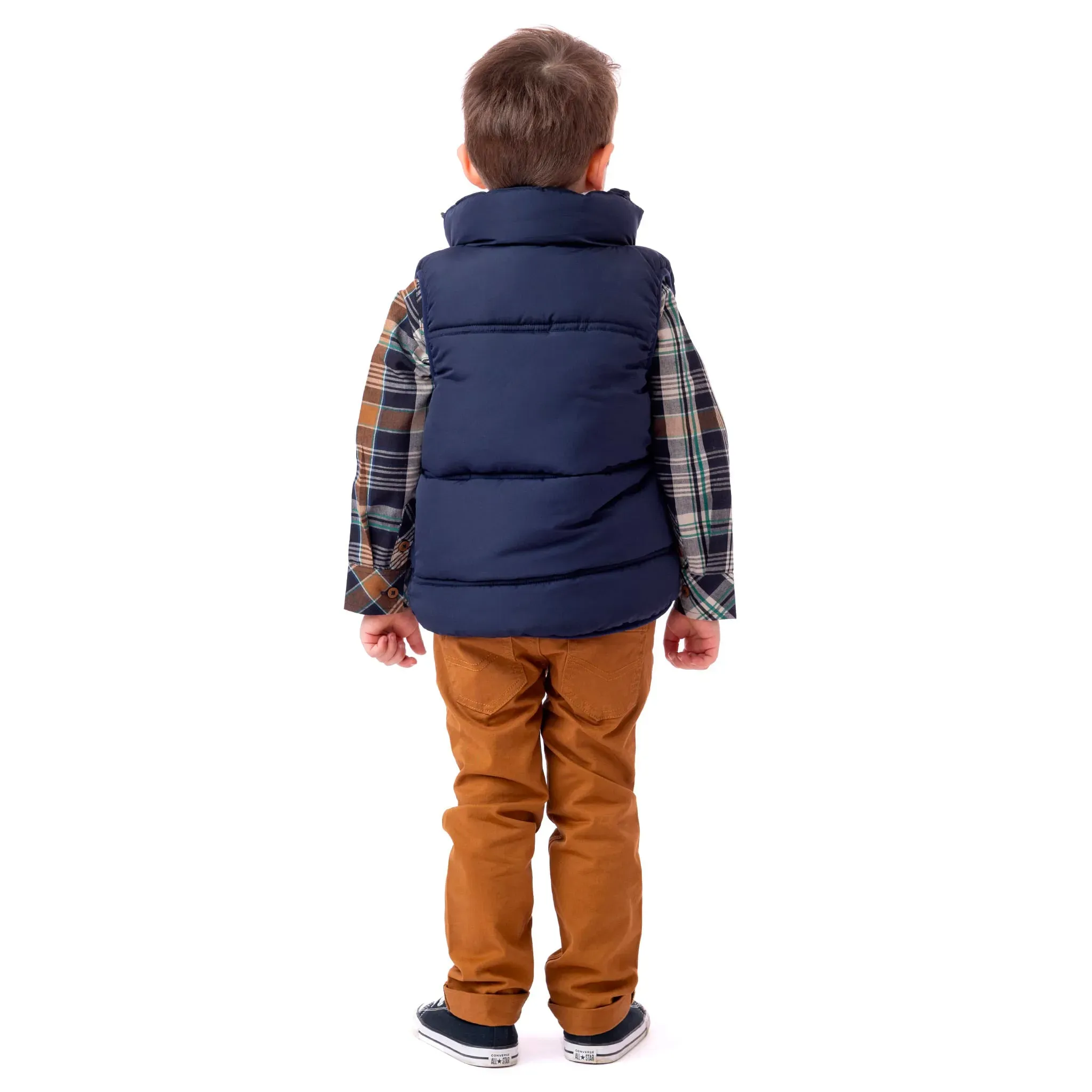 Navy Quilted Noruk Vest