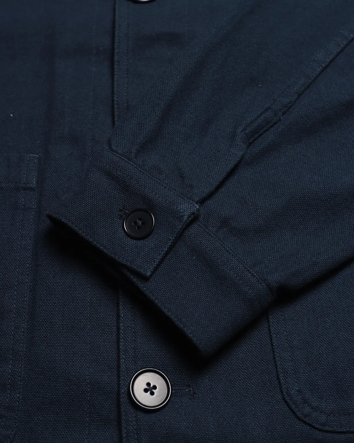 Navy/Iris Panama Twill Station Jacket