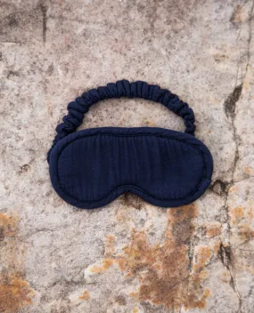 Neves Organic Cotton Eyemask In Deep Indigo