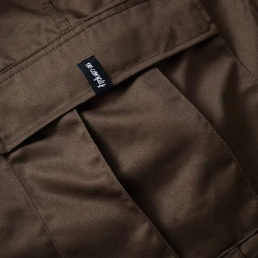 No-Comply Cargo Skate Pants - Brown