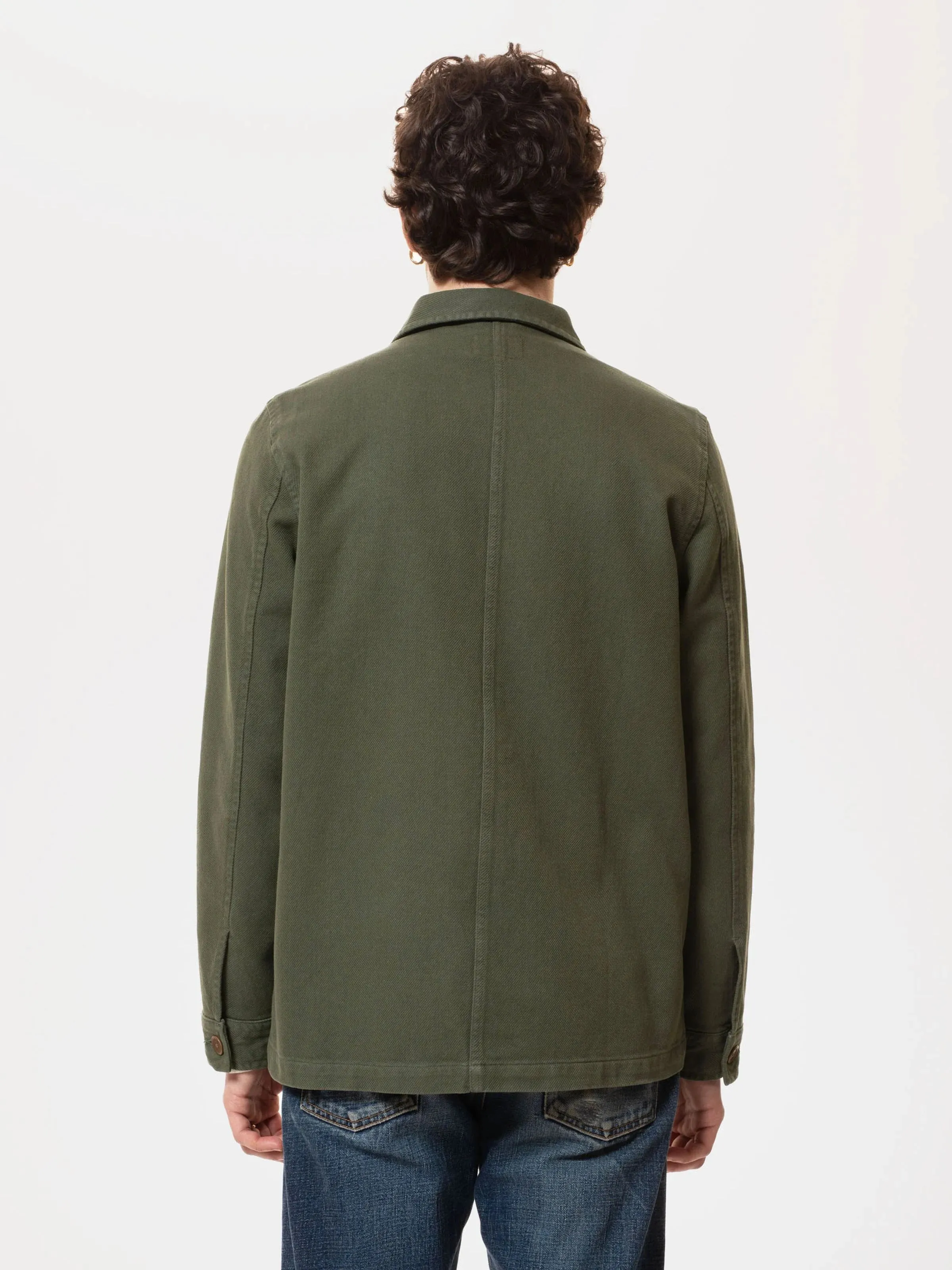 Nudie Jeans Barney Worker Jacket Olive