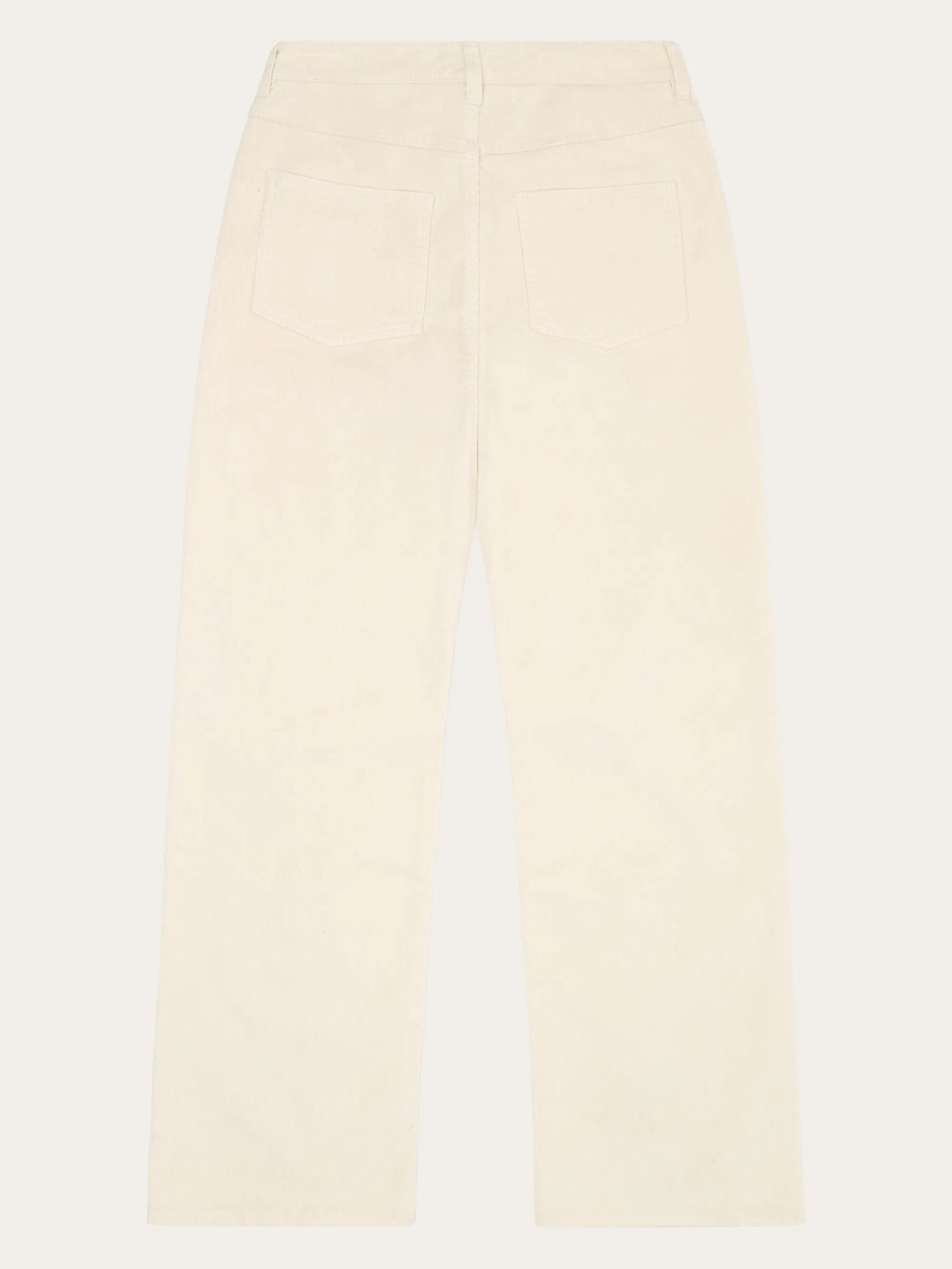 Organic Cotton Gale Corduroy Pants GOTS - Egret