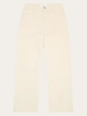 Organic Cotton Gale Corduroy Pants GOTS - Egret