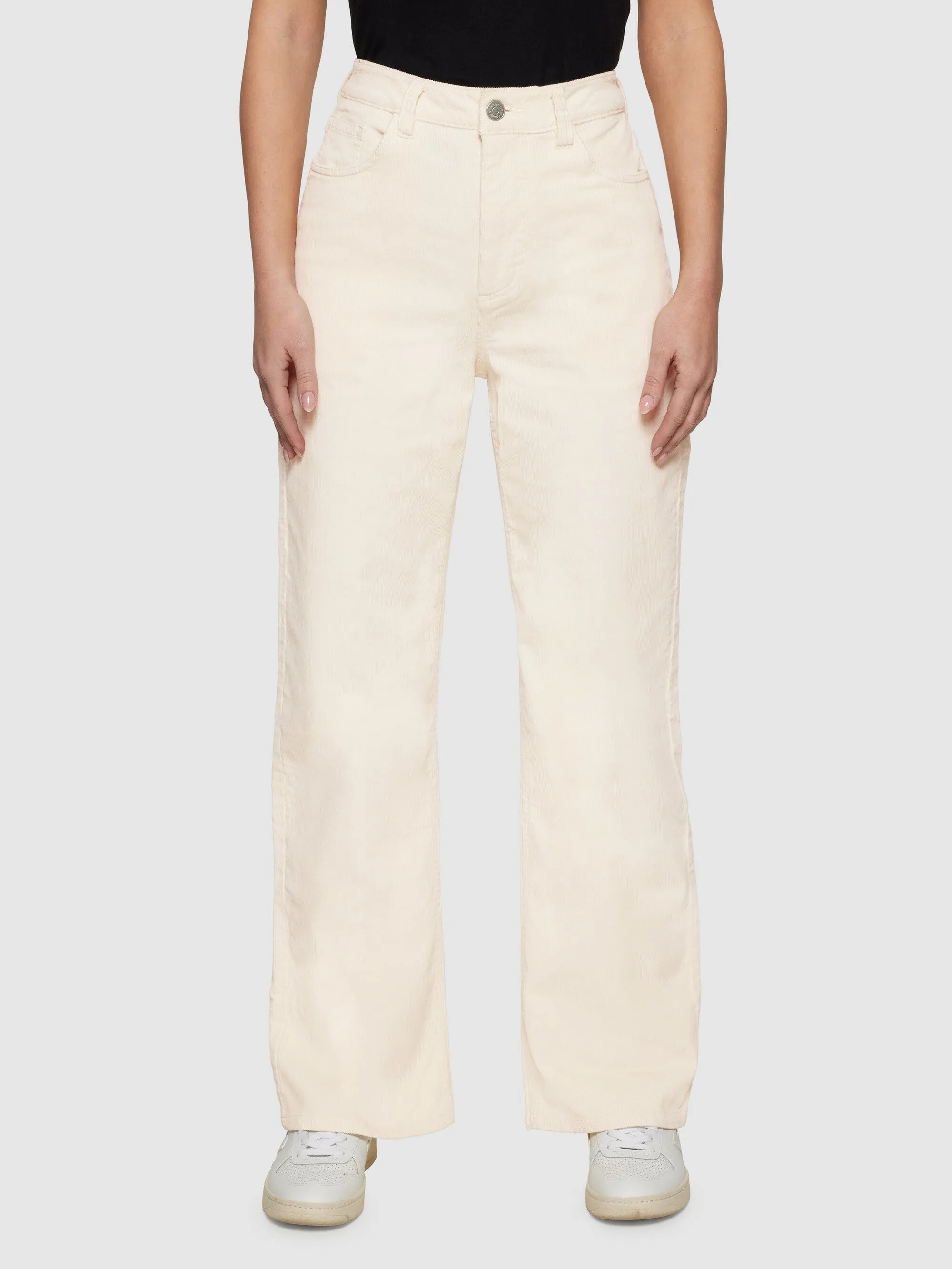 Organic Cotton Gale Corduroy Pants GOTS - Egret