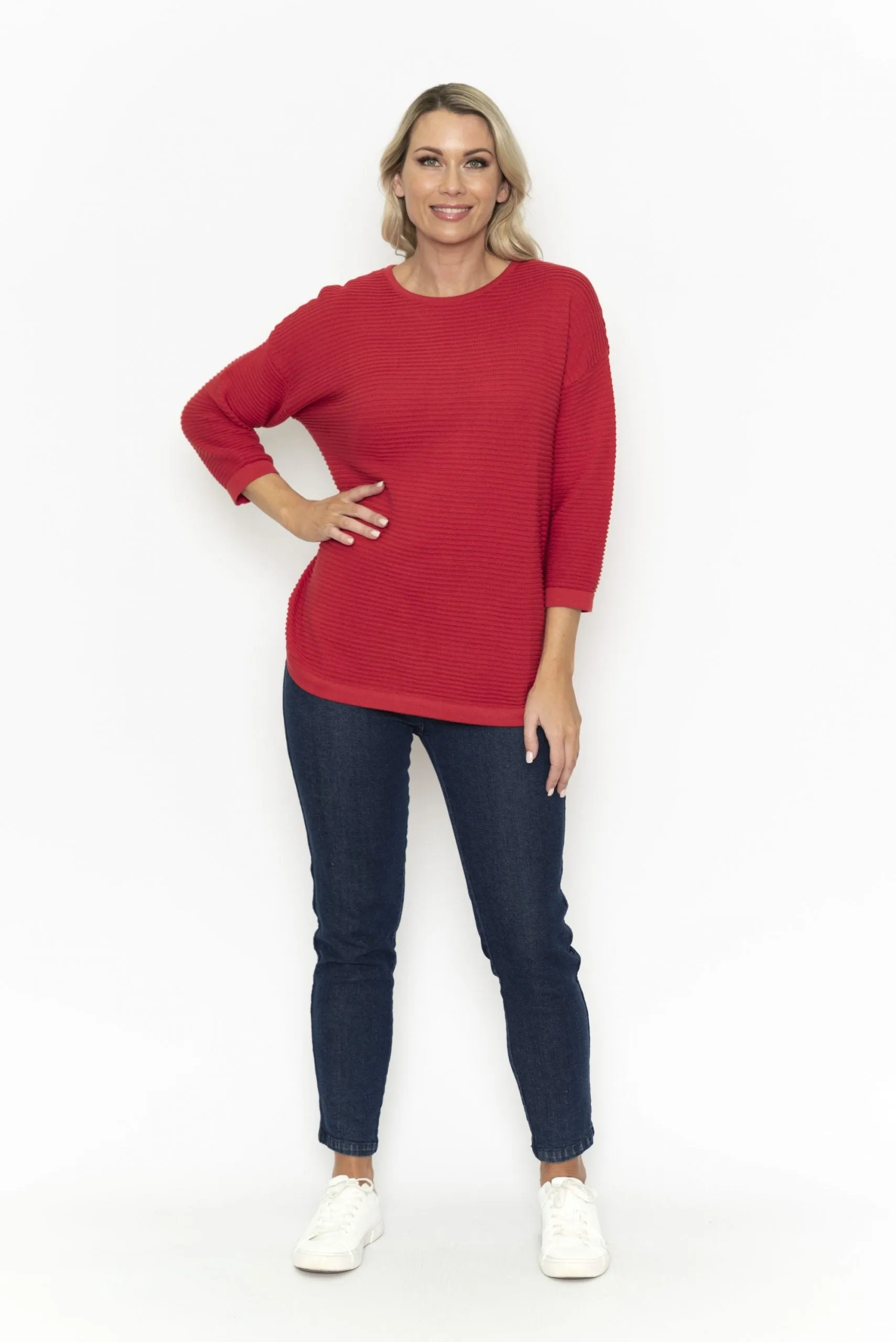 Orientique Cotton Knit Jumper ( 5 colours)