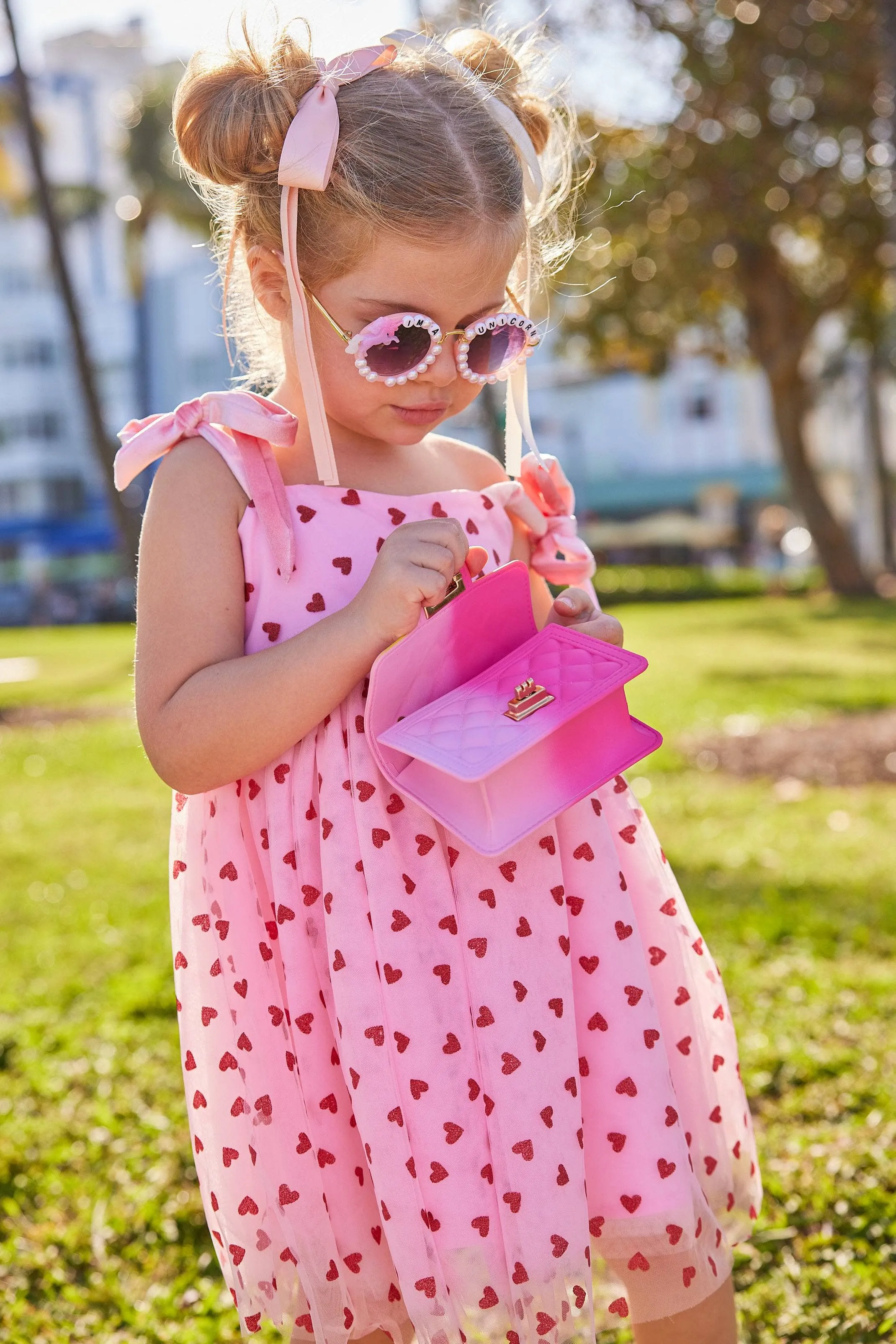 Pink Hearts Tank Dress