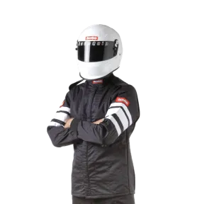 RaceQuip Multi Layer Fire Suit Jacket - Black - Small - 121002