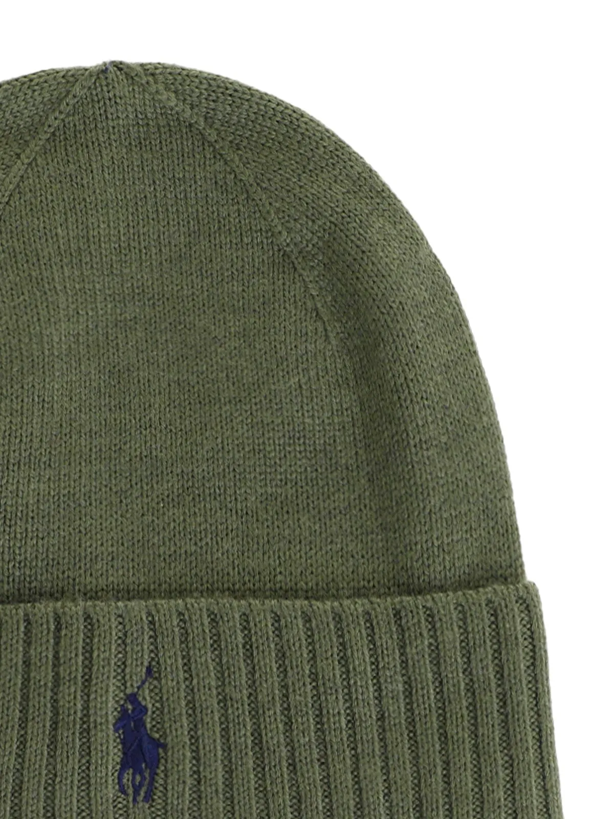 Ralph Lauren Signature Pony Wool Beanie | Army Olive