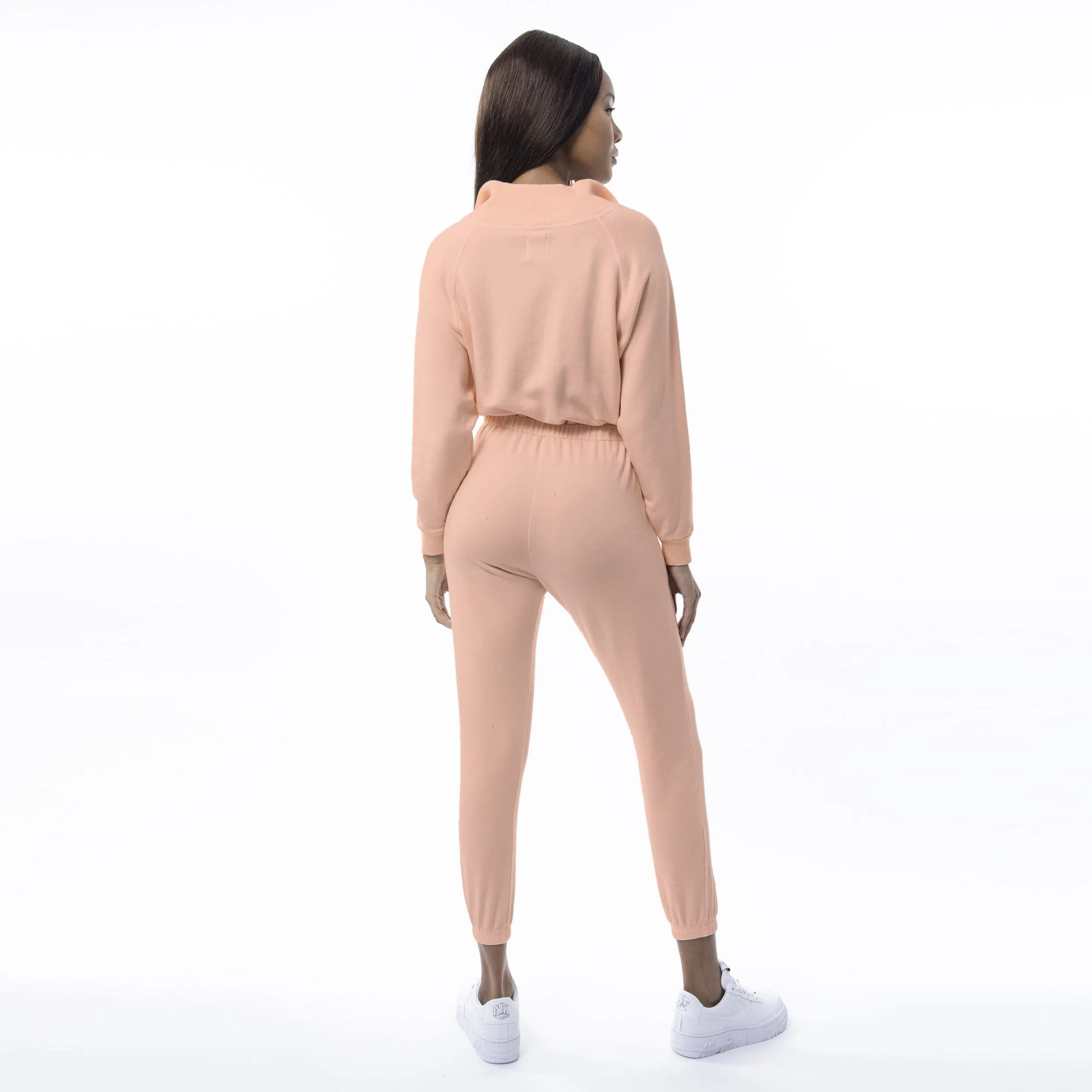 Restore Soft Terry Jumpsuit - Peach