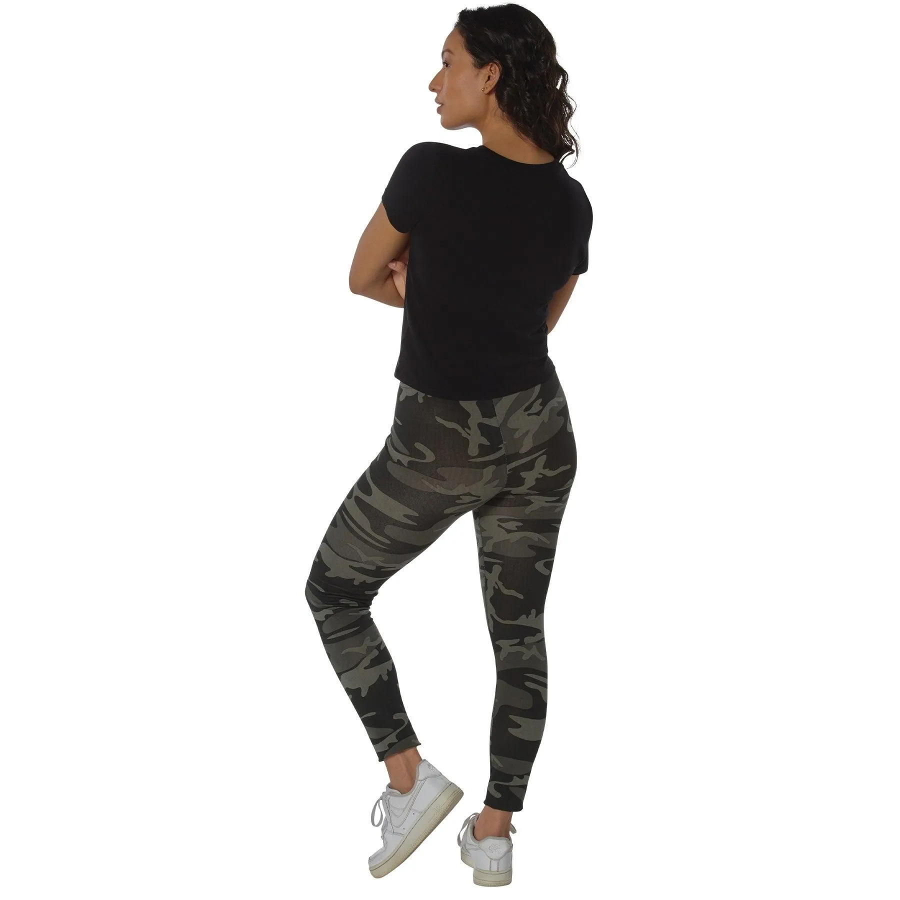 Rothco Womens Workout Performance Camo Leggings With Pockets