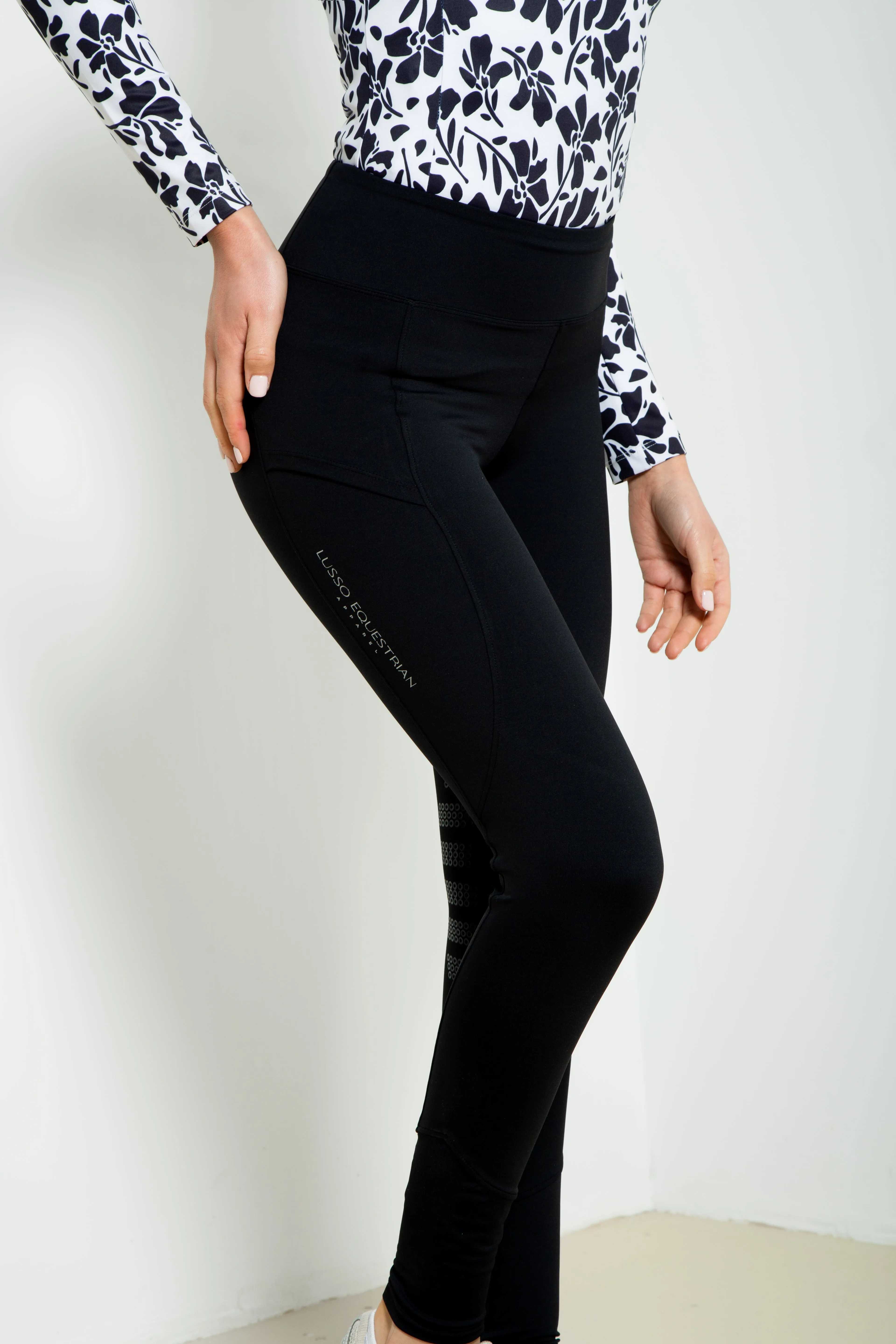 Sculpt Riding Leggings - Onyx