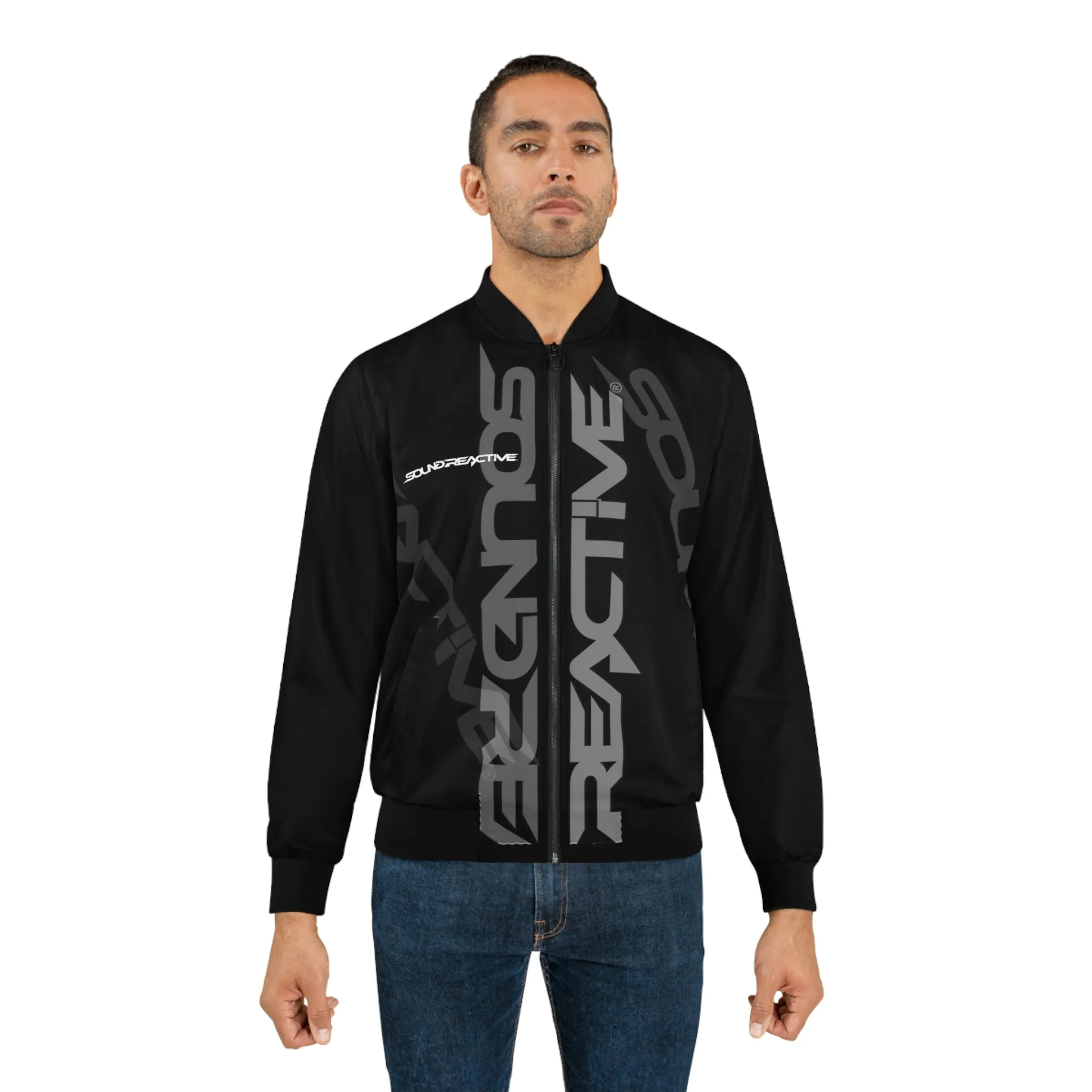 Sound Reactive DJ HUBOPTIC Men's Bomber Jacket (AOP)